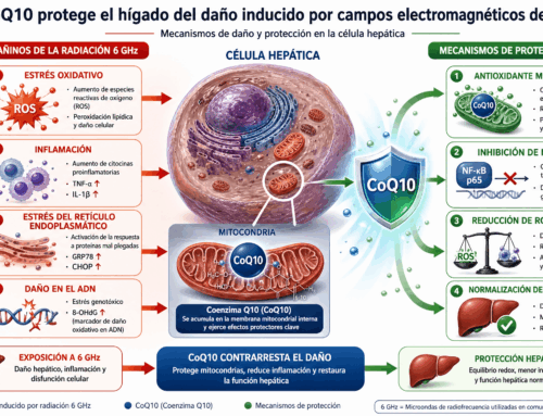 La Coenzima Q10 Frena el Daño Hepático por Radiación 6 GHz